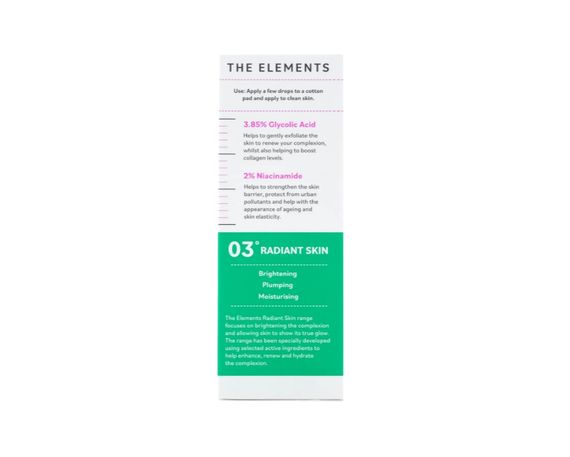 Тонер для сяючої шкіри The Elements Radiance Boosting Toner (100 ml) | Зображення 3