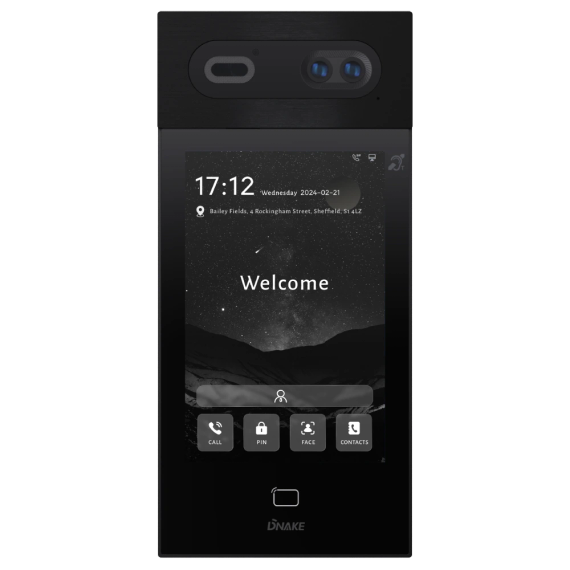 Dnake S617 8-дюймова виклична панель Android із функцією розпізнавання обличчя