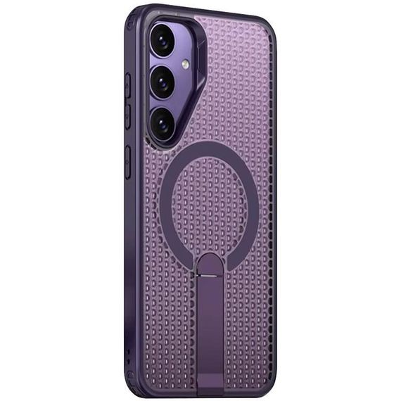 Чохол TPU Breeze with MagSafe stand для Samsung Galaxy S26+ Purple | Зображення 1