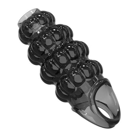 Насадка-экстендер MELEON Dominate Beads PS-16 для пениса с текстурированной поверхностью Sex Aura | Зображення 6