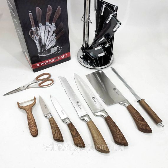 Ножі для кухонних потреб UNIQUE UN-1833, Кухонні ножі для готування Ергономічні кухні XD-46 | Зображення 7