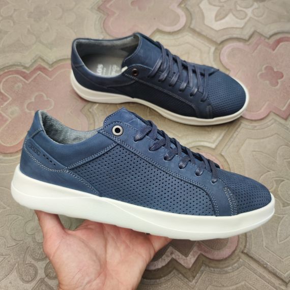 Літні сині кеди на білій підошві 39 40 44 розмір | Зображення 1