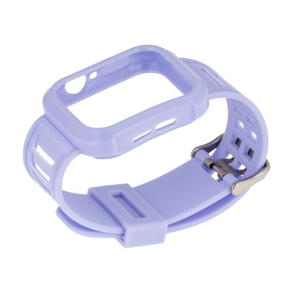 Ремешок для Apple Watch Band Silicone Shine + Protect Case 44mm | Зображення 7