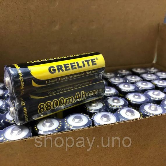 Акумулятор (1шт) 18650 Greelite 4.2V 9.6Wh Li-ion батарейка для ліхтарика ZA-13 | Зображення 5
