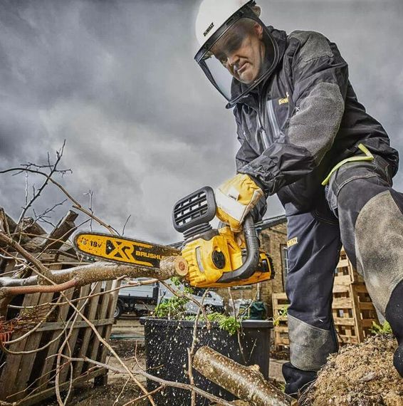 Акумуляторна ланцюгова пилка DeWalt з АКБ та ЗП DCM565P1 | Зображення 1