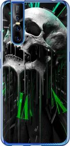 Чехол на Vivo V15 pro Череп-часы "4100u-1763-17620"