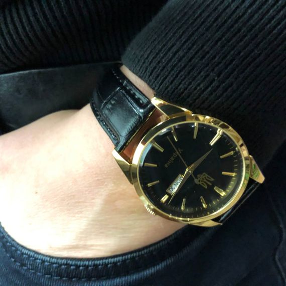 Чоловічі сучасні годинники SKMEI 3709/9073GDBK-B, Елітні наручні годинники чоловічі YV-43 | Зображення 5