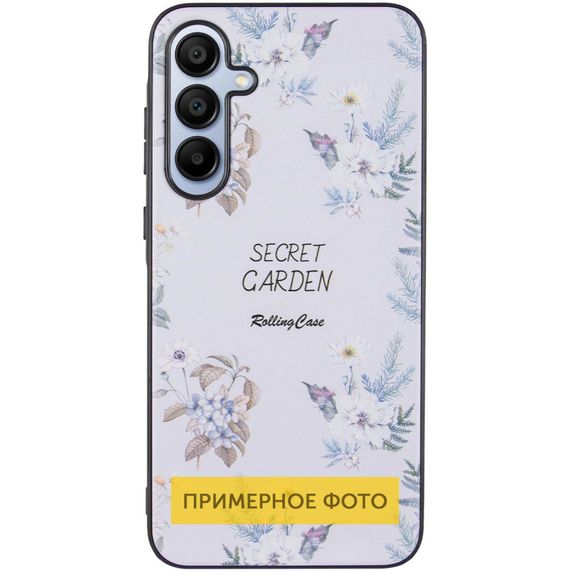 TPU+PC чохол Secret Garden для Xiaomi Redmi 13C / Poco C65 White | Зображення 1