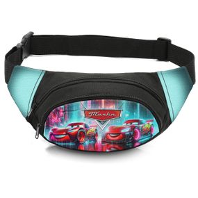 Сумка-бананка дитяча з принтом Тачки Блискавка МакКвін поясна сумка для хлопчика (4568)
