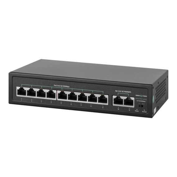 Комутатор мережевий Greenvision GV-016-D-09+2P | Зображення 1