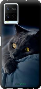 Чохол на Vivo Y21 Димчастий кіт "825b-669-2448"