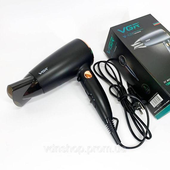 Фен для укладання зачіски VGR V-439, Хороший фен для випрямлення волосся Хороший потужний HI-23 | Зображення 3