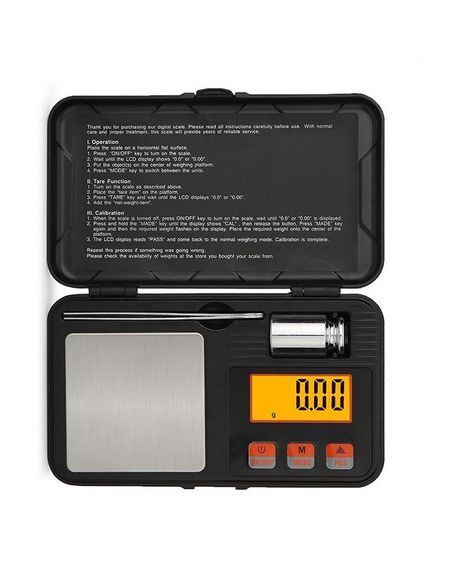 Весы ювелирные CX-Series Pocket Scale на 200 г (0.01 г) с гирей 50 г и пинцетом | Зображення 1