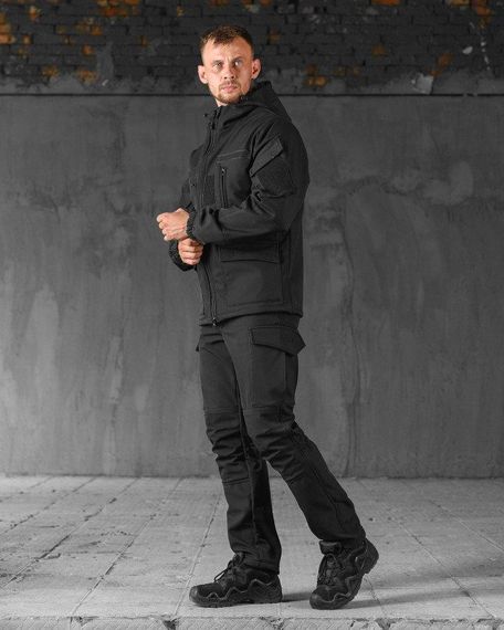 Тактичний костюм SoftShell REHYDRATION black ВТ0446 | Зображення 3