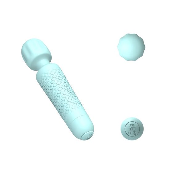 Міні-вібратор мікрофон Every Night Toys Sharon бірюзовий, 10 режимів вібрації sexstyle | Зображення 5