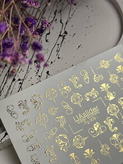 Фольгированый слайдер UAslider FG 009 на водяной основе (7x10см) | Зображення 8