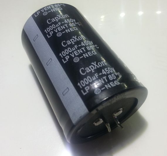 1000mkf - 350v  HP 40*63  CAPXON 105°C конденсатор електролітичний | Зображення 1