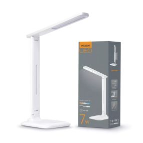 Настільна лампа LED Videx 7W 3000-5500K біла VL-TF02W