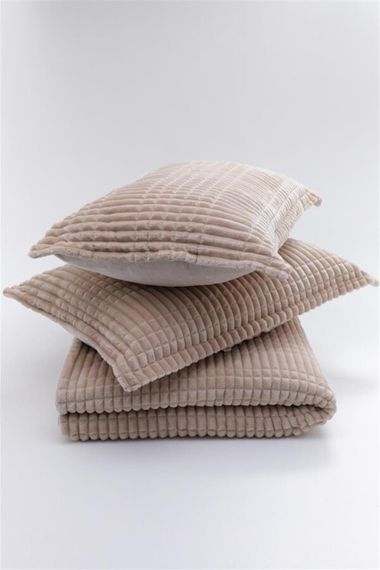Покривало з наволочками Merinos Modern Line 220×240 см. Бежевий | Зображення 1