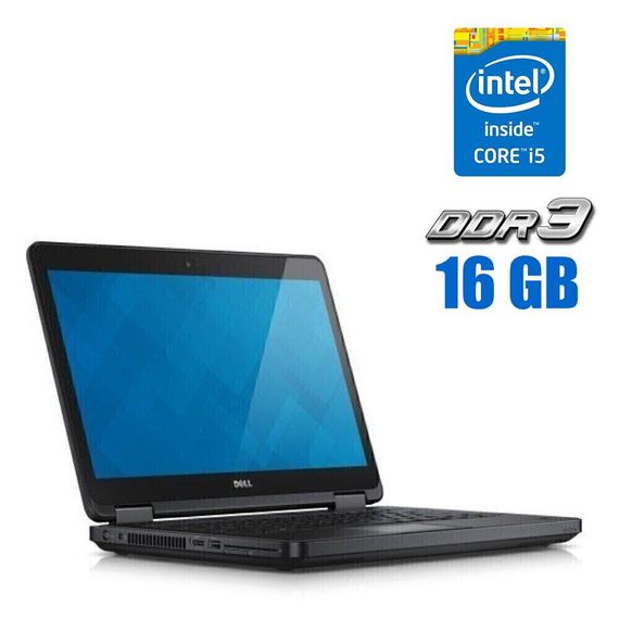 Ноутбук Dell Latitude E5440 / 14" (1366x768) TN / Intel Core i5-4200U (2 (4) ядра по 1.6 - 2.6 GHz) / 16 GB DDR3 / 480 GB SSD / Intel HD Graphics 4400 / WebCam б/у