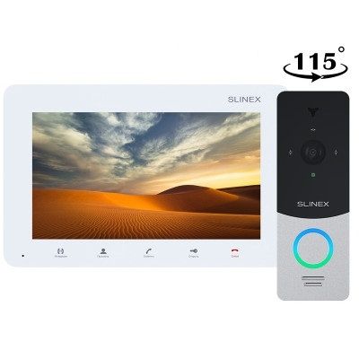 Комплект видеодомофона Slinex SM-07N Cloud White  ML-20HD | Зображення 5