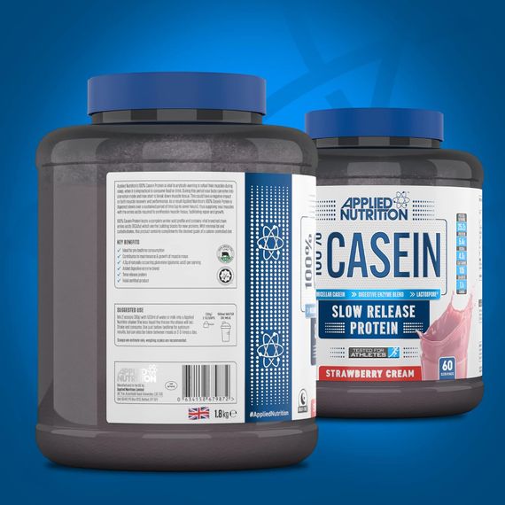 Протеїн Applied Nutrition 100% CASEIN 1.8KG (STRAWBERRY) | Зображення 1