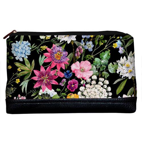 Косметичка дорожня жіноча Lovely Полевые цветы 26x15x8 см (KK_22U005_BL)