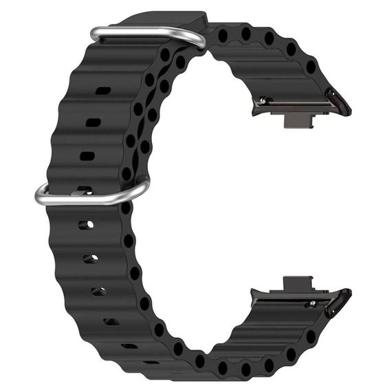 Силіконовий ремінець Primo Ocean для годинника Xiaomi Redmi Watch 5 / Xiaomi Smart Band 9 Pro - Black
