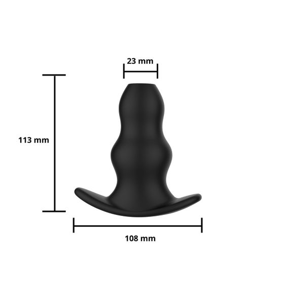 Анальна пробка - Erospace Wild Play Hollow Anal Plug C1 sexstyle | Зображення 7