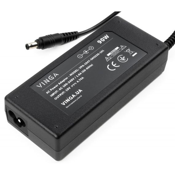 Блок живлення до ноутбуку Vinga Samsung 90W 19V 4.74А 5.5*3.0 (VPA-1947-SM5530-101) | Зображення 2