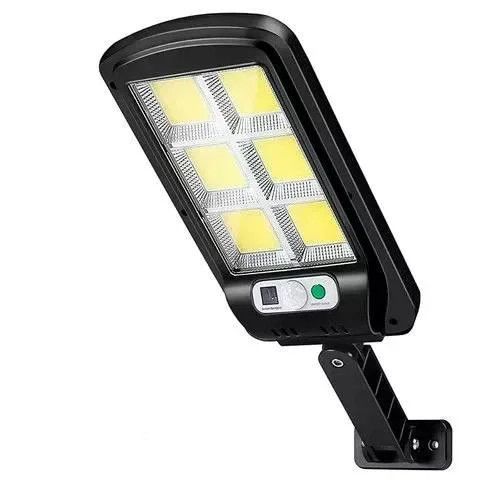 Вуличний настінний світильник Bailong Solar BL-T06-6COB на сонячній батареї з датчиком руху • Сонячний LED ліхтар Bailong Solar BL-T06-6COB 6COB для двору, саду, вулиці та фасаду | Зображення 1