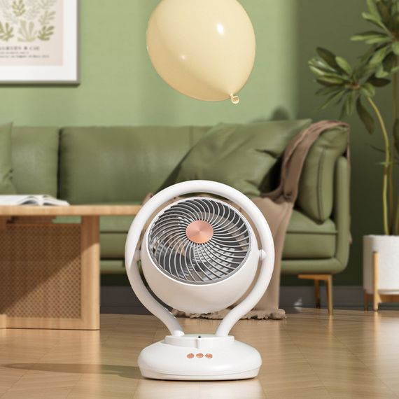 Настільний вентилятор F12 з негативною іонізацією 6000mAh White | Зображення 6