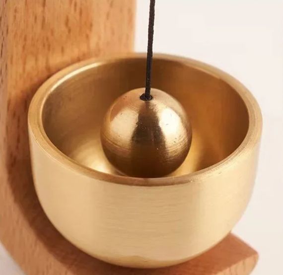 Деревянный звонок Primo Wood Bell для дверей - Light Brown | Зображення 3