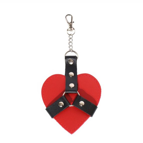 Брелок на карабіні для ключів Art of Sex Chained Heart, Червоний sexstyle | Зображення 1