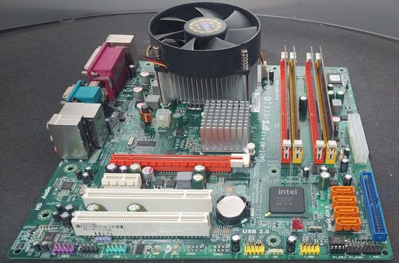 Комплект: Материнська плата Elitegroup G41T-M9 V1.0 / Intel Pentium E5800 (2 ядра по 3.2 GHz) / Intel GMA X4500 Graphics / Socket 775 / 8 GB DDR3 + Кулер б/в | Зображення 5