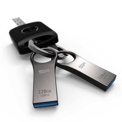 USB флеш накопичувач Silicon Power 128GB Jewel J80 Titanium USB 3.0 (SP128GBUF3J80V1T) | Зображення 4