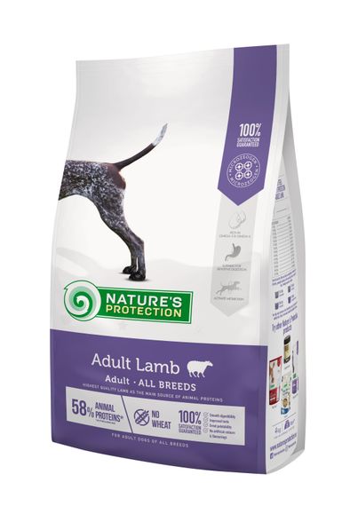 Nature's Protection Adult Lamb All Breeds Сухий корм для собак 4 кг