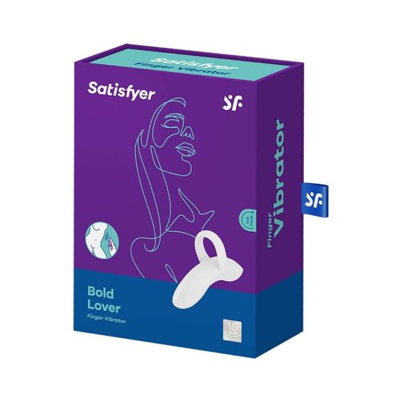 Вібратор на палець Satisfyer Bold Lover White, гнучкий | Зображення 3