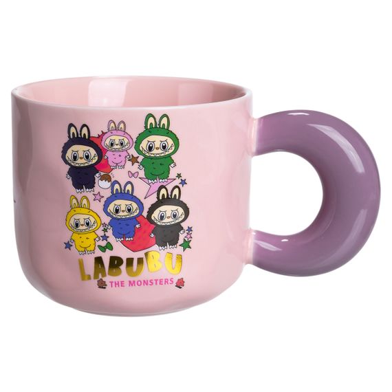 Чашка фарфоровая Labubu Sweet Memories 400 (мл) подарочная кружка прикольная чашка для детей на подарок FM-22A