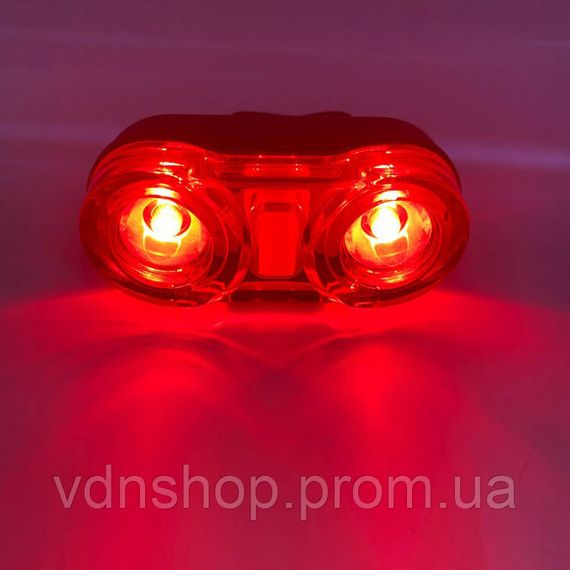 Задній велоліхтар, Задній ліхтар на крило велосипеда, Ліхтарик-мигалка для велосипеда IV-38 | Зображення 3