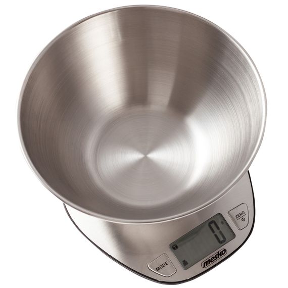 Весы кухонные электронные Mesko MS 3152 до 5 кг со съемной чашей из нержавеющей стали | Зображення 2