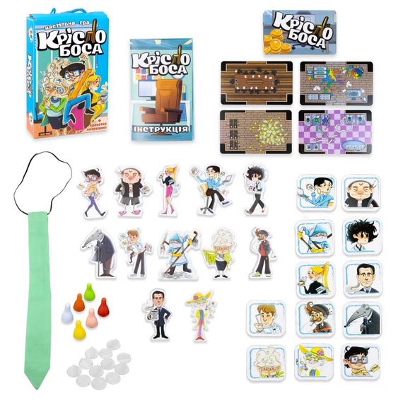 Настольная детская игра «Кресло босса» 30387 на украинском языке | Зображення 1