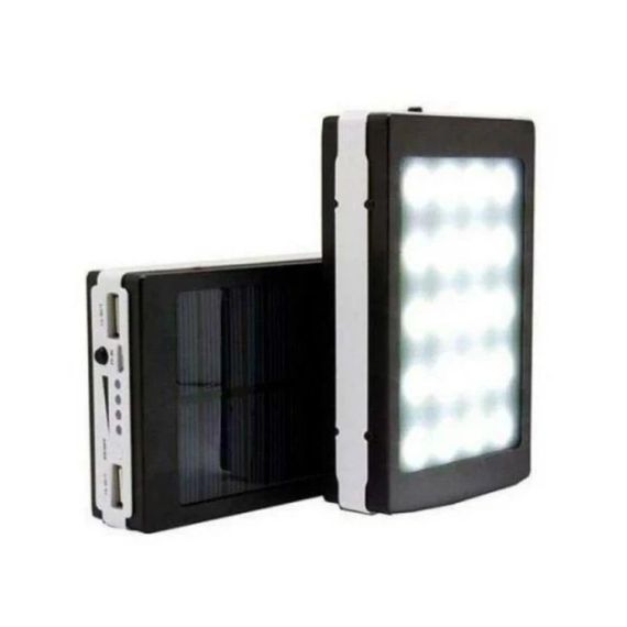 Повербанк на сонячній батареї UN-3102 SOLAR 40000mAh • Портативна мобільна зарядка Power Bank з LED ліхтариком для телефону, | Зображення 4