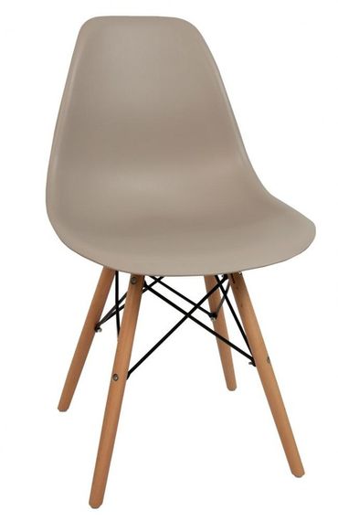 Крісло для кухні на ніжках Bonro В-173 FULL KD коричневе | Зображення 1