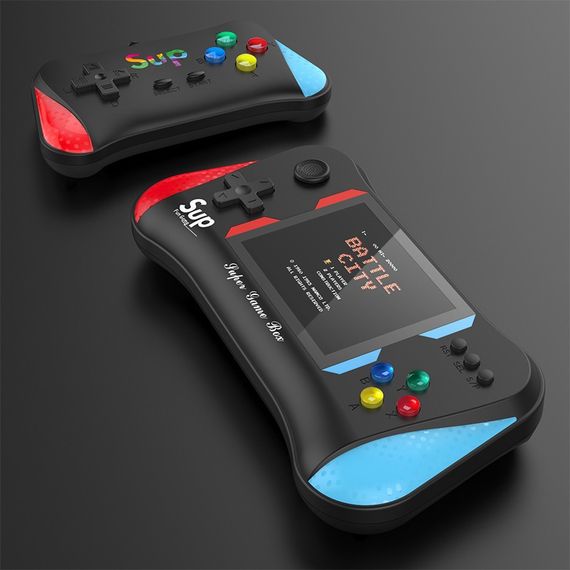 Ігрова портативна консоль PSP 7MX 500в1 монітор 3,5 + джойстик проводний XPRO 25000 чорний (43810-X7M_748) | Зображення 4