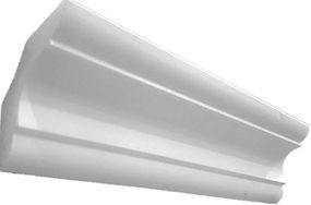 Плінтус  стельовий Simja C4 гладкий профіль 46x46х2000 мм