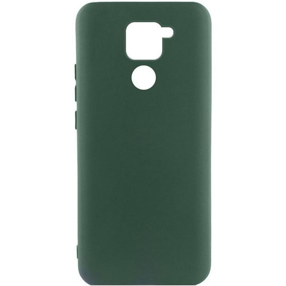 Чехол Silicone Cover Ummi Lakshmi (AA) для Xiaomi Redmi Note 9 / Redmi 10X Зеленый / Dark green