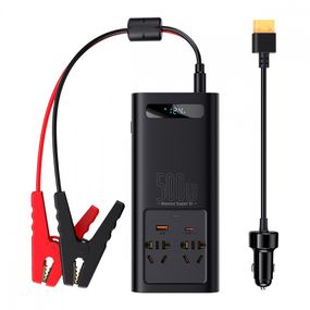 Автомобільний Інвертор Baseus Super Si Inverter 500W (220V CN/EU)