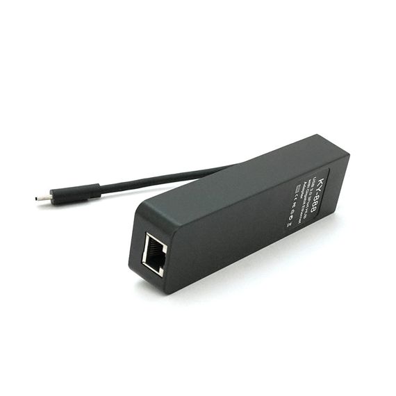 Type-C-хаб, 3хUSB 3.0 + 1 Gigabit Lan, Black, Box | Зображення 3