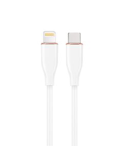Кабель Cablexpert CC-USB2S-CM8PM-1.5M-W, USB 2.0 С-папа/Lightning, 1.5 м.